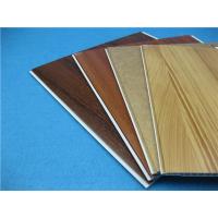China Monistureproof Hot stamping Wood Grain pvc wall cladding sheets Economic and Recyclable factory