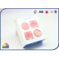 China Lip Sleeping Mask Gift Set Packing Folding Carton Box With UV Logo Print for sale