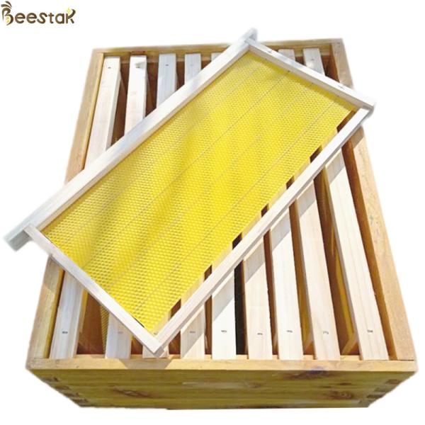 Quality 5.4mm Pure Natural Beeswax Honeycomb D Beeswax Foundation Sheet for sale