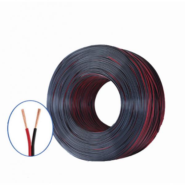 Quality Multicolor 10GA Twin Core Speaker Cable , Mildewproof Red And Black Audio Wires for sale