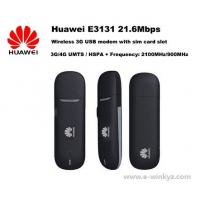 China Huawei E3131 3g modem router with extenal antenna speed max 21mbps modem router factory