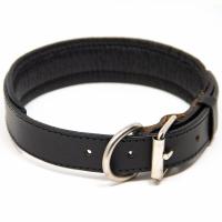 China Military Grade Padded Leather Dog Collar , Heavy Duty Leather Dog Collars factory