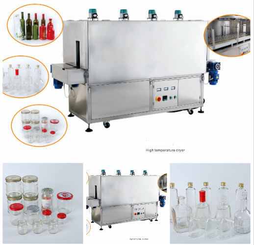 Quality Energy Saving Bottle Drying Machine / Industrial Bottle Dryer Easy To Operate for sale