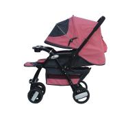 China SS fabric Baby Pushchair Stroller 9.6kg With Adjustable Canopy factory