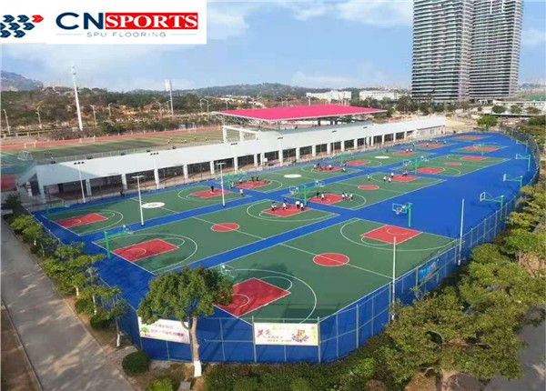 Quality ITF Synthetic Basketball Court Flooring Wear Resistance for sale