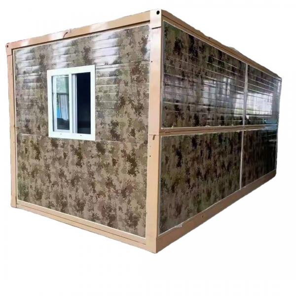 Quality Steel Frame & Sandwich Panel Tiny Foldable Mobile Container House Light for sale