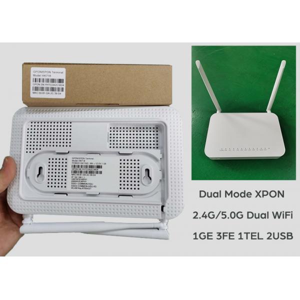Quality OEM Dual Frequency 2.4g 5.0g FTTO WiFi XPON ONT MT7592N 2.4GHz MT7612EN 5GHz for sale