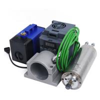 China High Frequency Spindle Kits with 1.5kw Water-cooled ER11 YFK CNC Router Spindle Motor factory