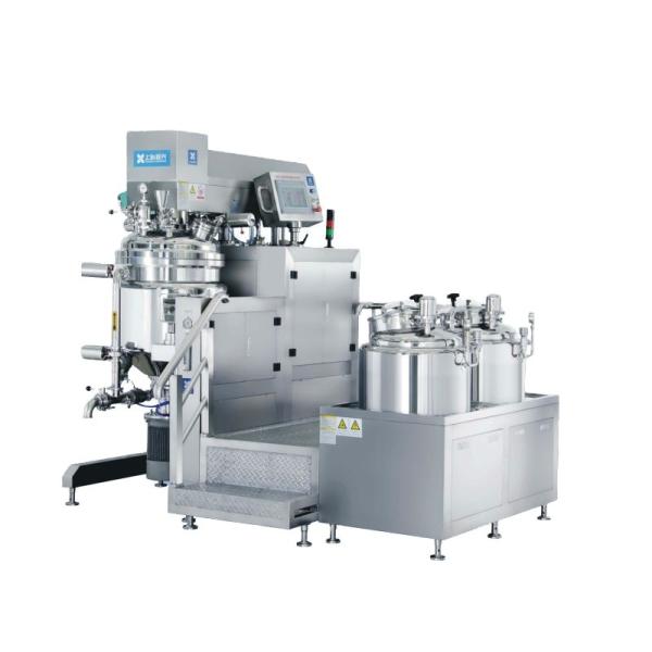 Quality Lotion Paste Ointment Vacuum Emulsifying Mixer With Homogenizer Heating for sale