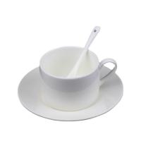 China European Style Coffee Cup Set Bone China 3-Piece Ceramic For Hotel factory