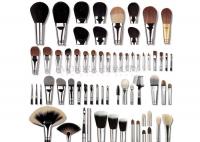 China Highest Grade Natural Hair Private Label Makeup Brushes With Copper Ferrule factory