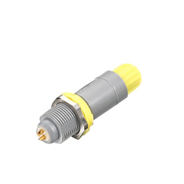 Quality SRD.PAG 1P 2 Pin Circular Plastic Connector Quick Push Pull Straight Plug Connector for sale