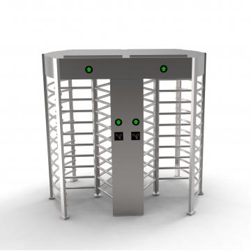 Quality Polished 304 Stainless Steel Full Height Turnstiles AC 220V 50Hz for sale