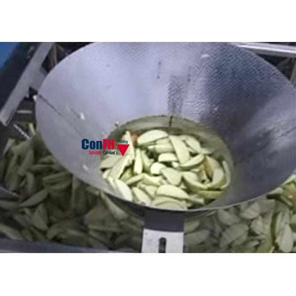 Quality Multihead Weigher Packing Machine for Apple Slices Packing System with Traysealer for sale