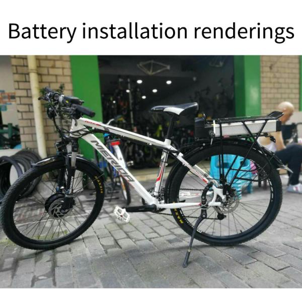 Rear Rack Ebike Batteries 48V 18ah 15ah E-Bike 500W 48 Volt Electric Bicycle E Bike Lithium Ion Battery