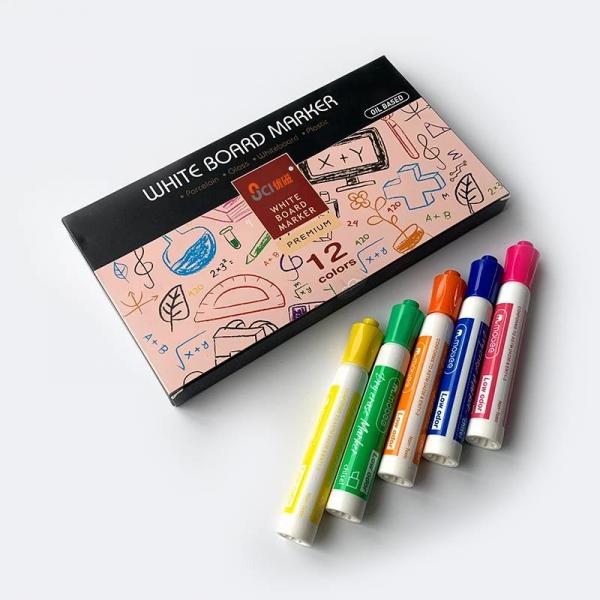Quality Black Red Purple Orange White Board Marker Pen For Classroom, Home, Or Office for sale