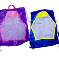 China Swim Accessories Mermaid Drawstring Backpack Heavy Duty Water Repellant Fabric factory