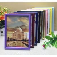 China PVC plastic hand-make high quality photo frame with different color available factory