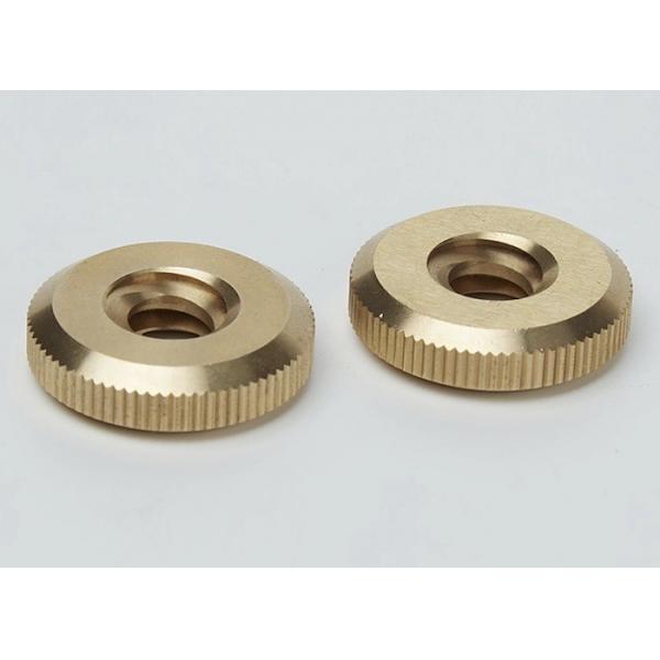 Quality 0.01mm Tolerance Precision Turned Parts Nut Screw Bronze Copper Material for sale