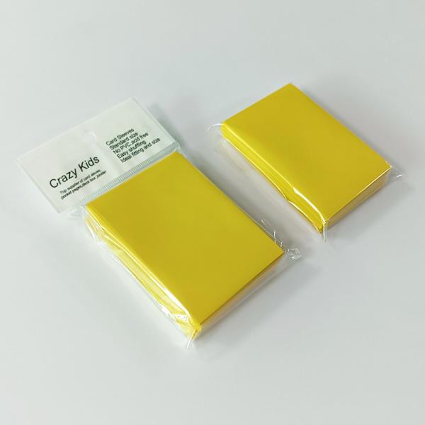 Quality 62x89mm Trading Color Card Sleeves Polypropylene Back Matte Textured for sale