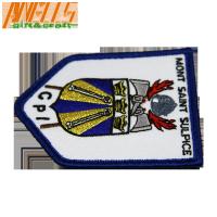 China Military Logo Velcro Backing Iron On Embroidery Patch factory