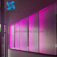 China Colored Tempered Hot Melt Glass For Partition Wall Decoration for sale