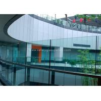 China Window Laminated Safety Glass , 10mm Clear Tempered Glass Panel for Office for sale