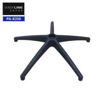 China Wholesale 700mm Black Nylon Office Chair Swivel Base With Lumbar Support And Casters factory