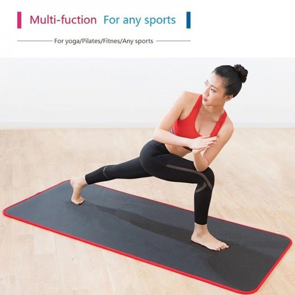 Quality Non Slip Fitness Yoga Mat Extra Thick Yoga Mat 10mm NRB Material For Men / Women for sale