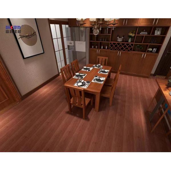 Quality Rosy Wine Red Click SPC Flooring 5mm 0.3-0.6mm GKBM Greenpy MJ-W6007 for sale