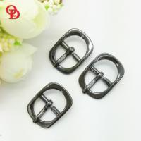 China Custom Zinc Alloy Pin Belt Buckle / Mens Fashion Belt Buckles With CNC Engrave Logo factory