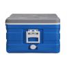 China Heavy Duty Blue Rotomolded Cooler Box Food Cold Storage With 3 Large Reusable Ice Packs factory