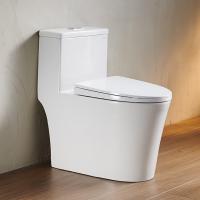 China One Piece Bathroom Ceramic Toilet 4.2 / 6L Dual Siphon Flushing Floor Mounted factory
