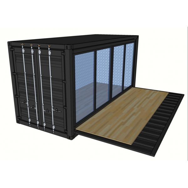 Quality Side Opening 20ft Prefabricated Outdoor Container House for sale