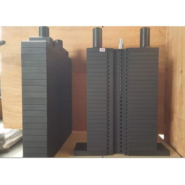 Quality Rectangular Weight Plates / Gym Equipment Weight Stack For Exercise Equipment for sale