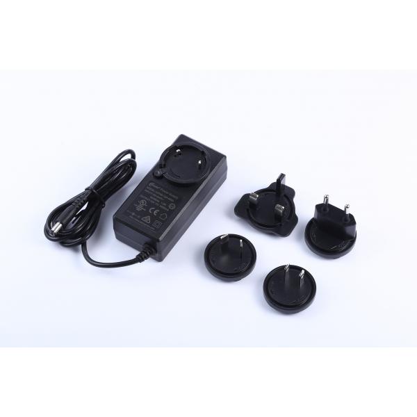 Quality AU EU US UK Interchangeable Plug Power Adapter 48W 9V 5A 12V 4A 15V 3A 24V 2A for sale