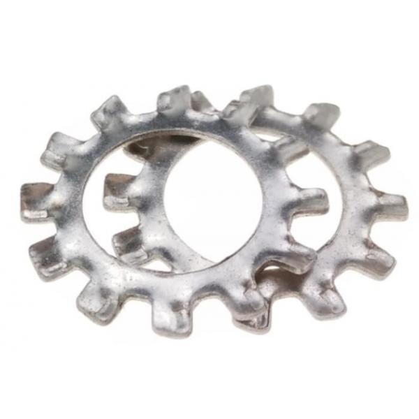 Quality Passivated Metal Stamping Parts SS External Tooth Lock Washer DIN6797 Type A for sale
