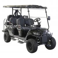 Quality 48V5KW six seater Golf car with Double A arm suspension Steel chassis Made in for sale