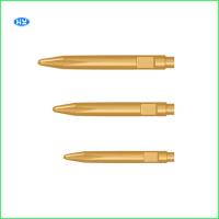 Quality 42CRMO Conical Hydraulic Concrete Breaker Bits Chisel 165mm Heat Treatment for sale