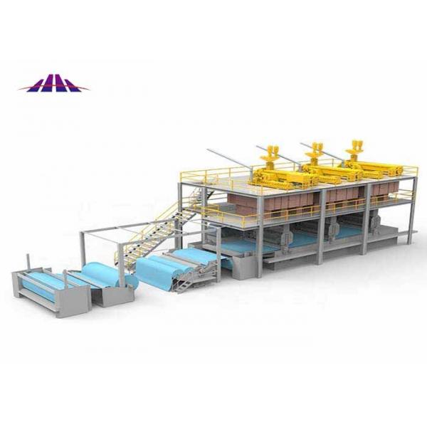 Quality 200gsm Double Screw Spunbond Nonwoven Fabric Machine For Textile Industry for sale