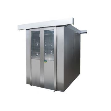 Quality Double Sliding Door Electronic Interlock Cleanroom Shower for sale
