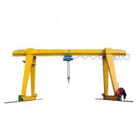 China Material Handling 10 Ton Mobile Gantry Crane Single Girder Steel Box Type for sale