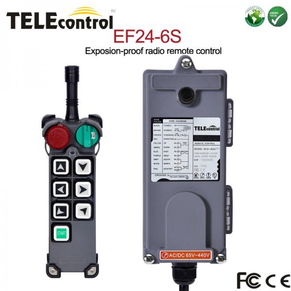 Quality EF24-6S Industrial Crane Remote Control Explosion Proof Radio Remote Controller for sale