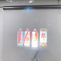 Quality 1.52 x 30 Meter Clear Transparent Holographic Rear Projection Film with Self for sale
