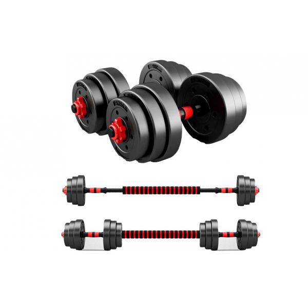 Quality Weightlifting Gym Fitness Dumbbells 10kgs To 50kgs PVC Plastic Cement Dumbbell Set for sale