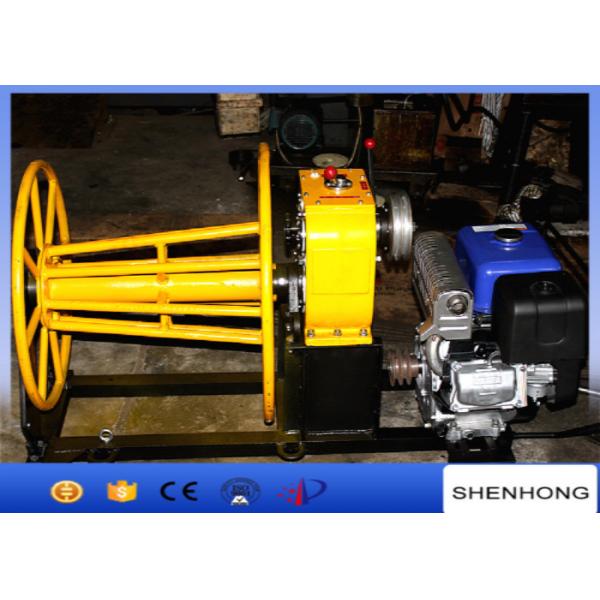 Quality 3 Ton Wire Rope Take Up Winch , Cable Reel Winch With YAMAHA Gas Engine for sale
