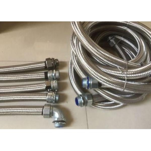 Quality High Grade Stainless Steel Braided Hose Sleeve 0.10 - 0.30mm Easy Installation for sale