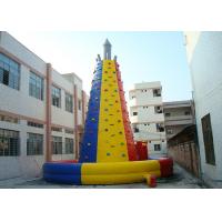 China Colourful  Inflatable Interactive Indoor Inflatable Climbing Wall Hire factory