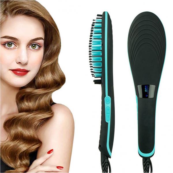 Quality Professional Ceramic Flat Iron Comb 110V-240v Dual Voltage Hair Straightener for sale