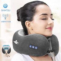 China Portable U Shaped Travel Pillow Kneading Vibration For Airplane Traveler factory